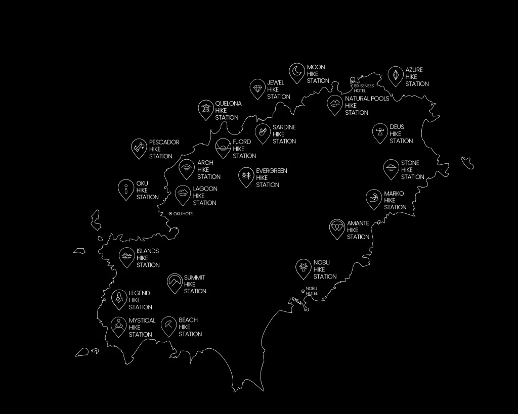 Hike Map Ibiza: Find All Hike Stations